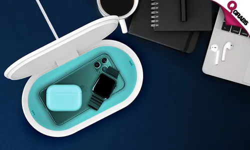 Sytech UV Sterilizer Box with Wireless Charging Pad!